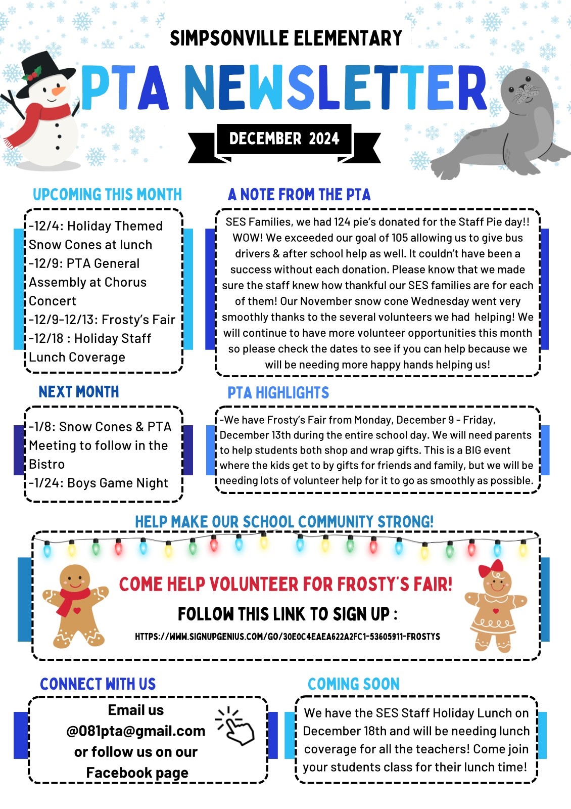 December PTA Newsletter